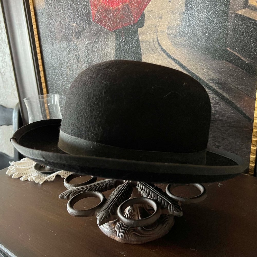 Novelty - Black Derby (Bowler) Wool/Felt Hat